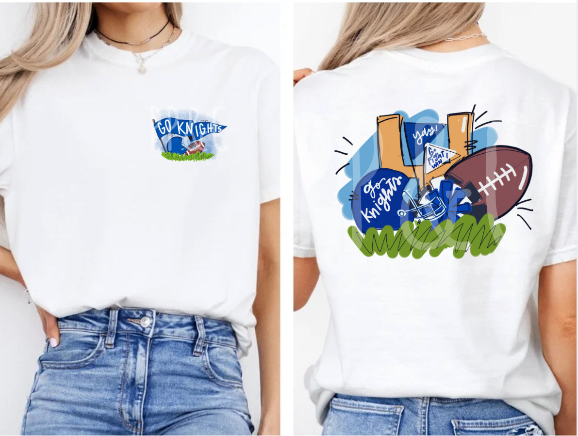KNIGHTS TEE (SHORT SLEEVE COMFORT COLORS)
