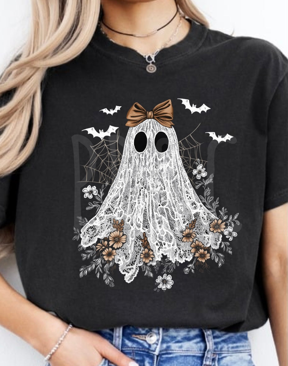 LACE GHOST TEE (COMFORT COLORS)