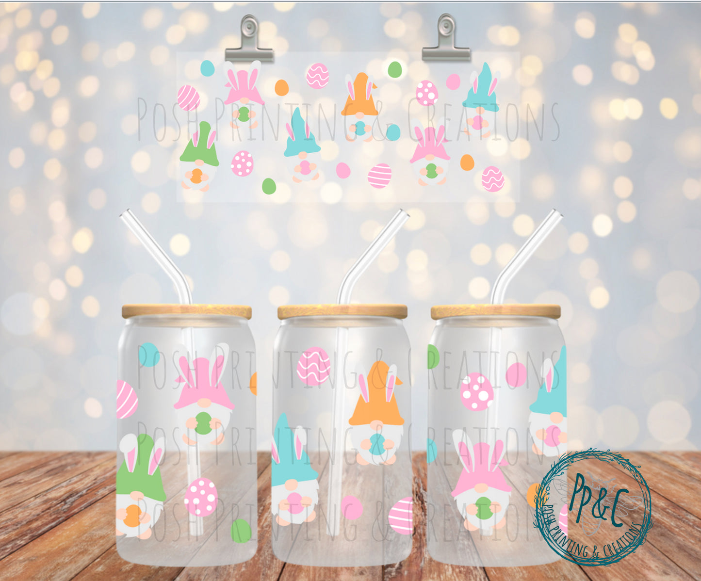 #272 EASTER GNOMES UV DTF WRAP