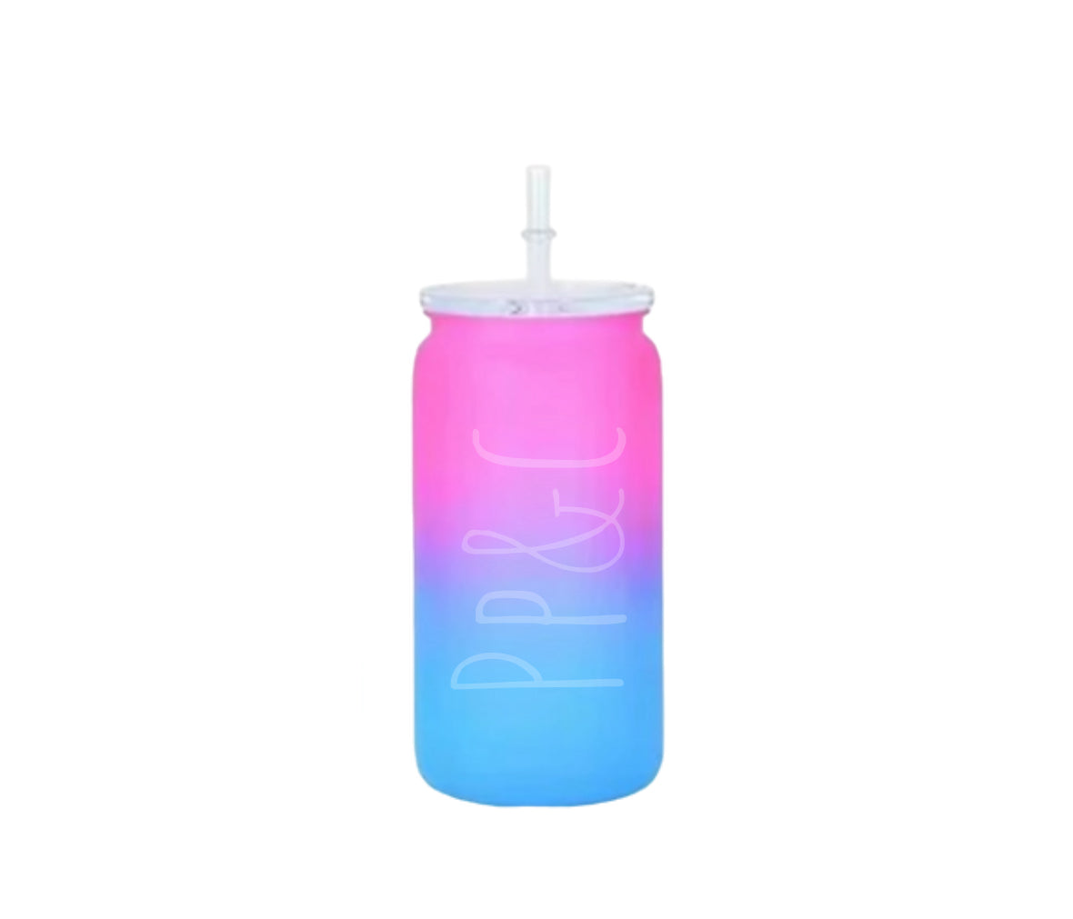 16oz ACRYLIC/PLASTIC OMBRÉ AND NEON MATTE COLOR CAN CUPS