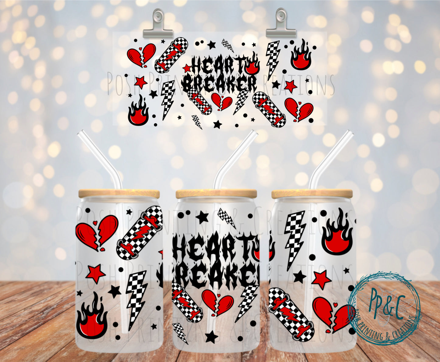 #359 HEART BREAKER UV DTF WRAP