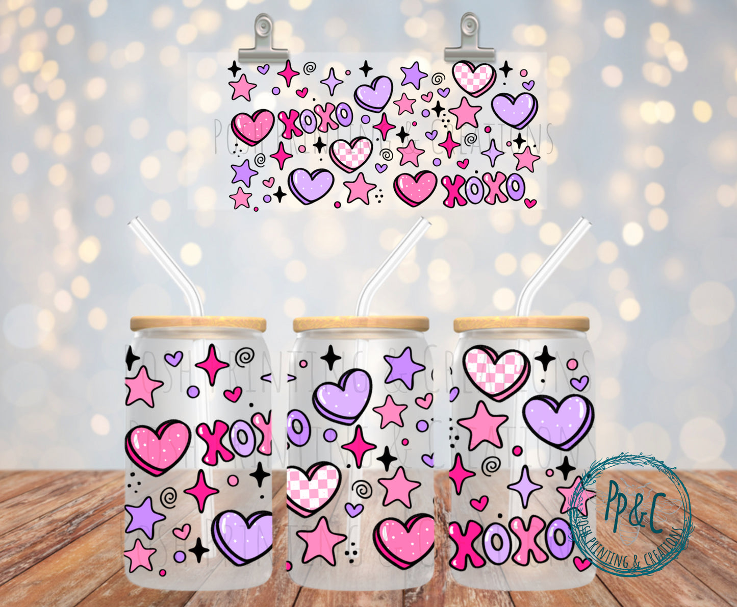 #438 XOXO UV DTF WRAP