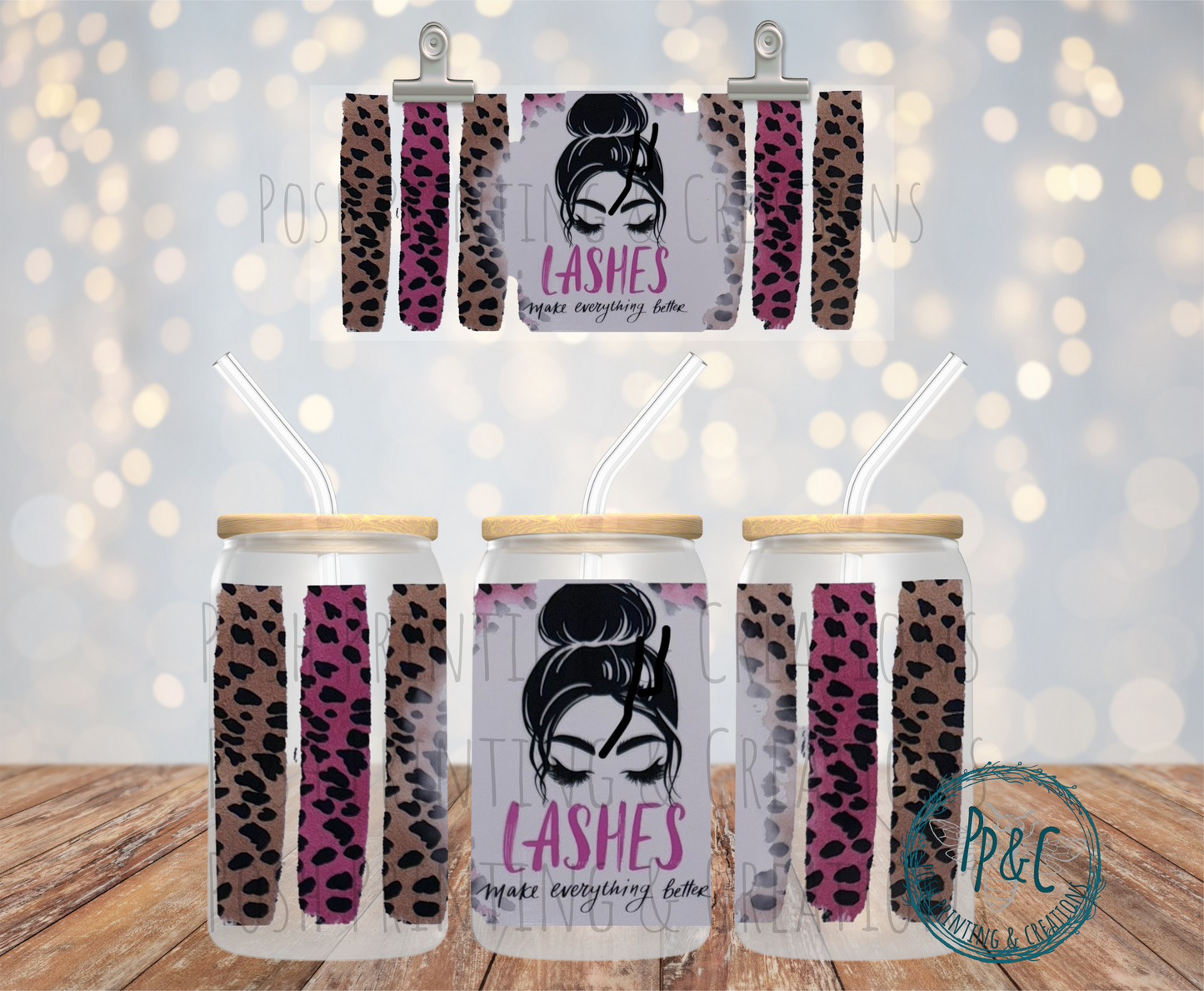 #270 LASHES MAKE EVERYTHING BETTER UV DTF WRAP