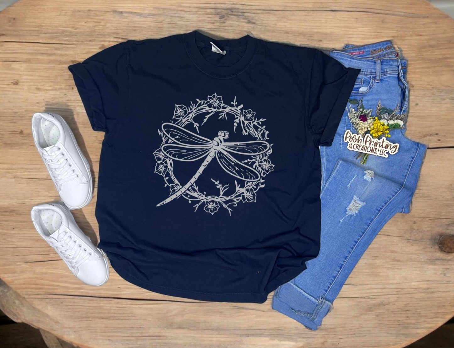 DRAGONFLY TEE (SHORT SLEEVE COMFORT COLORS)