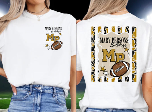 #100 Mary Persons Football Tee