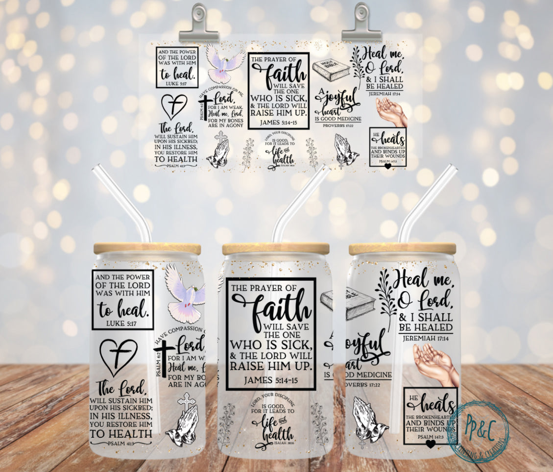 #376 THE PRAYER OF FAITH UV DTF WRAP