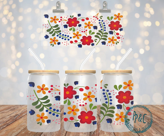 #402 FLORAL UV DTF WRAP