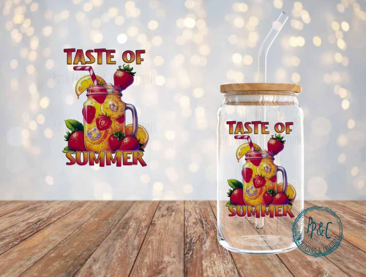 #539 TASTE OF SUMMER UV DTF DECAL