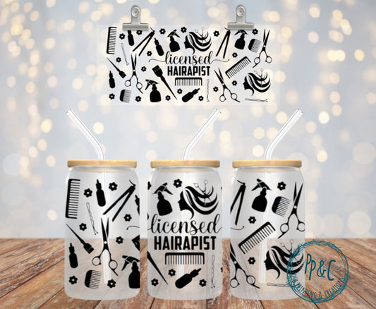 #478 LICENSED HAIRAPIST UV DTF WRAP