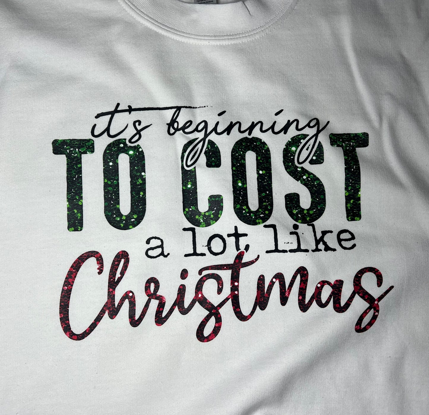 It's Beginning To Cost A Lot Like Christmas Sweatshirt