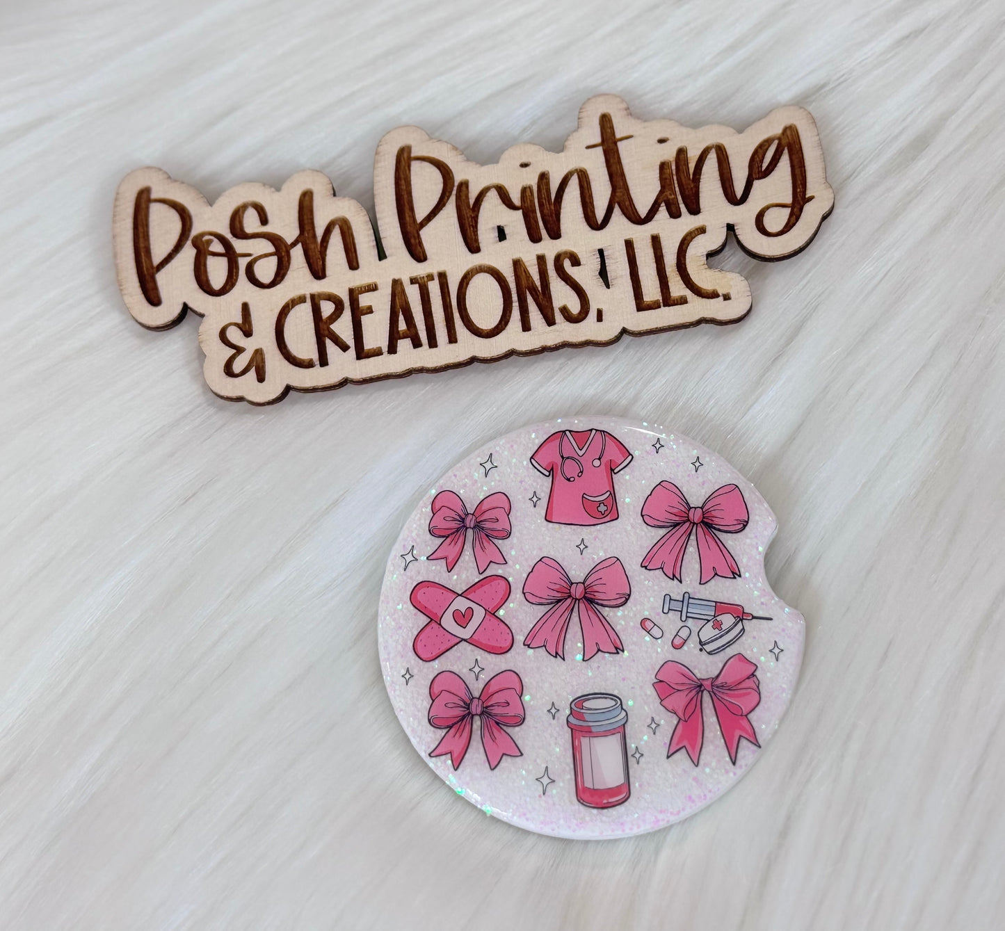 Decorative Ceramic Car Coasters