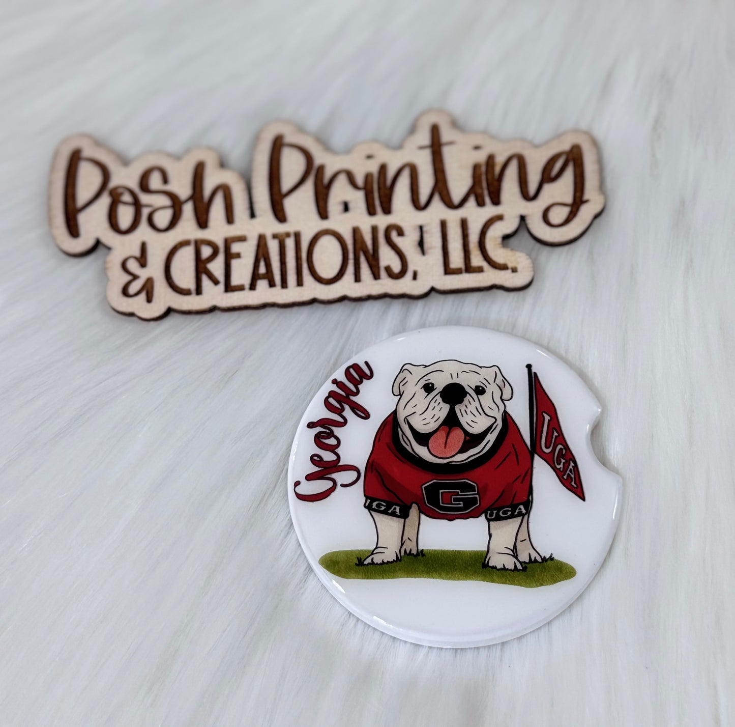 Decorative Ceramic Car Coasters