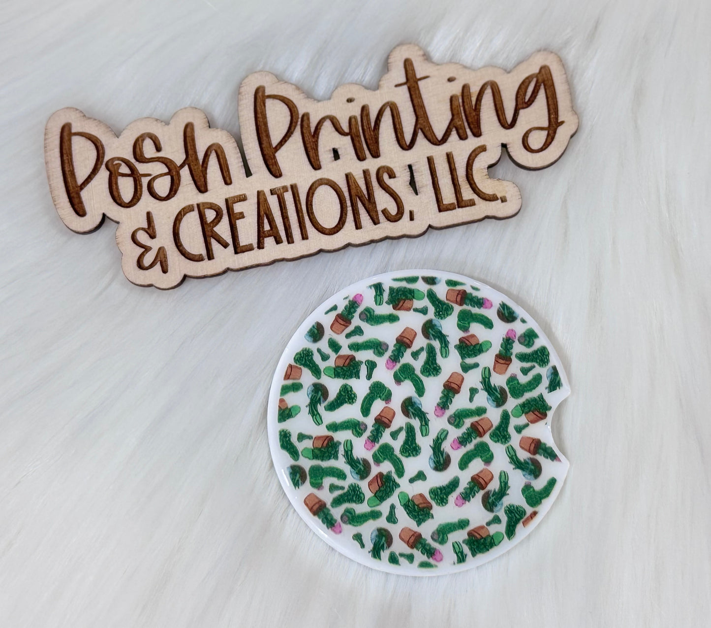 Decorative Ceramic Car Coasters