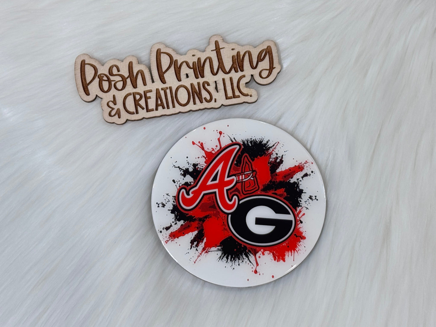 Decorative Ceramic Car Coasters