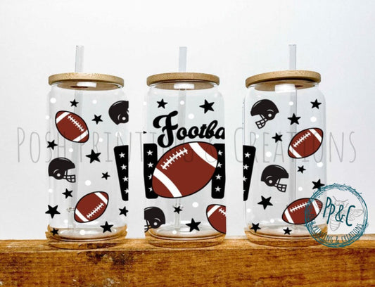 #203 FOOTBALL MOM UV DTF WRAP