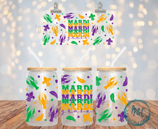 #479 MADI GRAS UV DTF WRAP