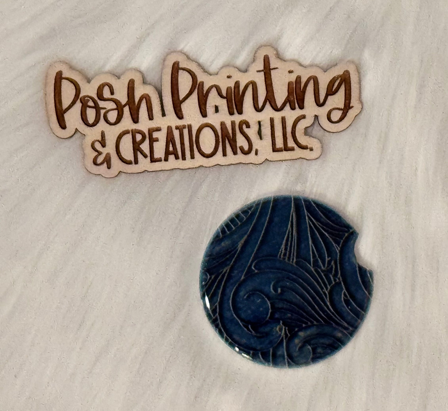 Decorative Ceramic Car Coasters