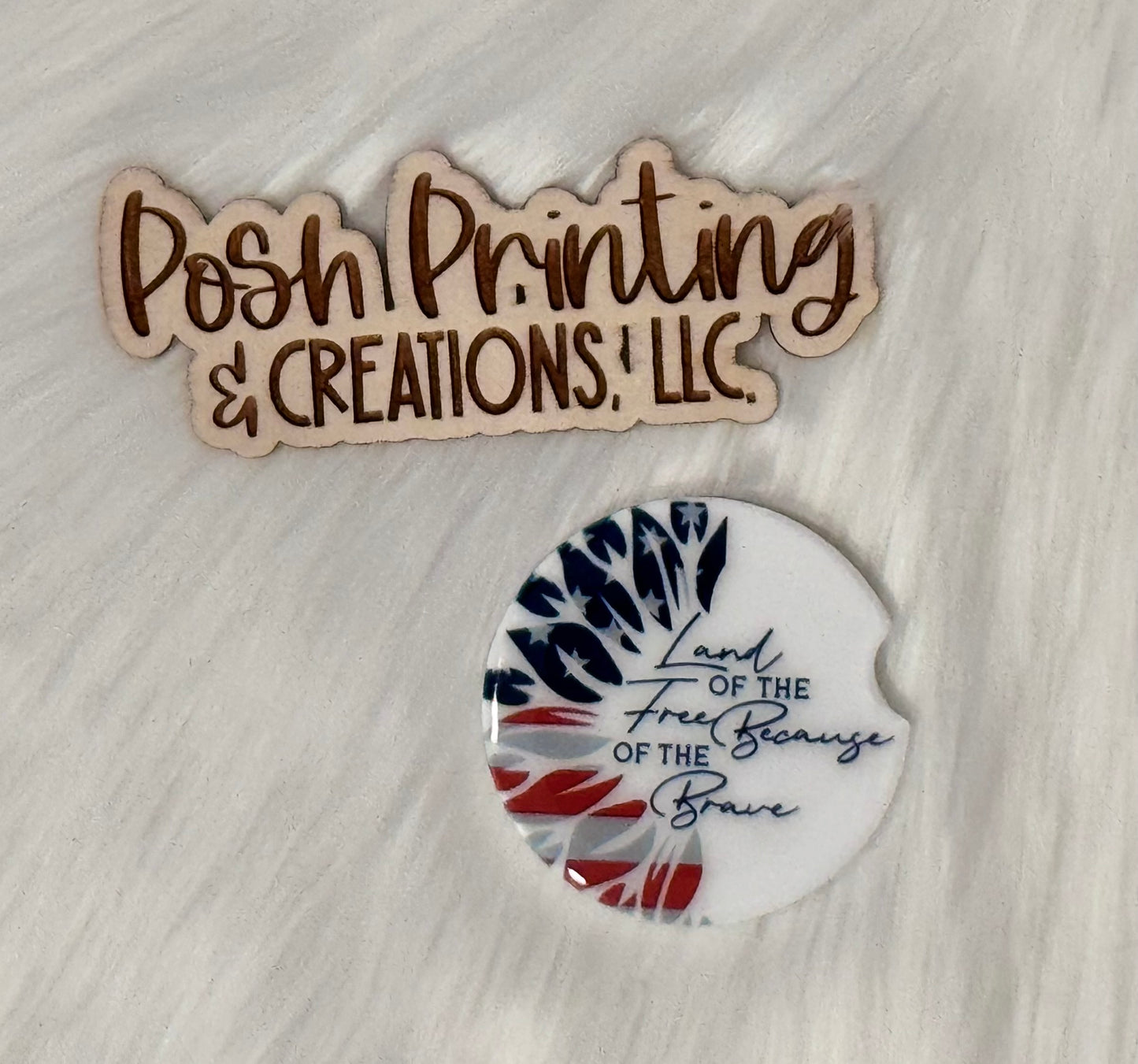 Decorative Ceramic Car Coasters