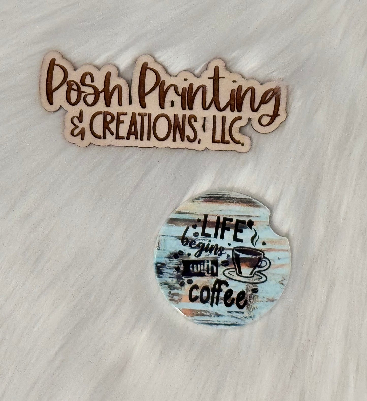 Decorative Ceramic Car Coasters