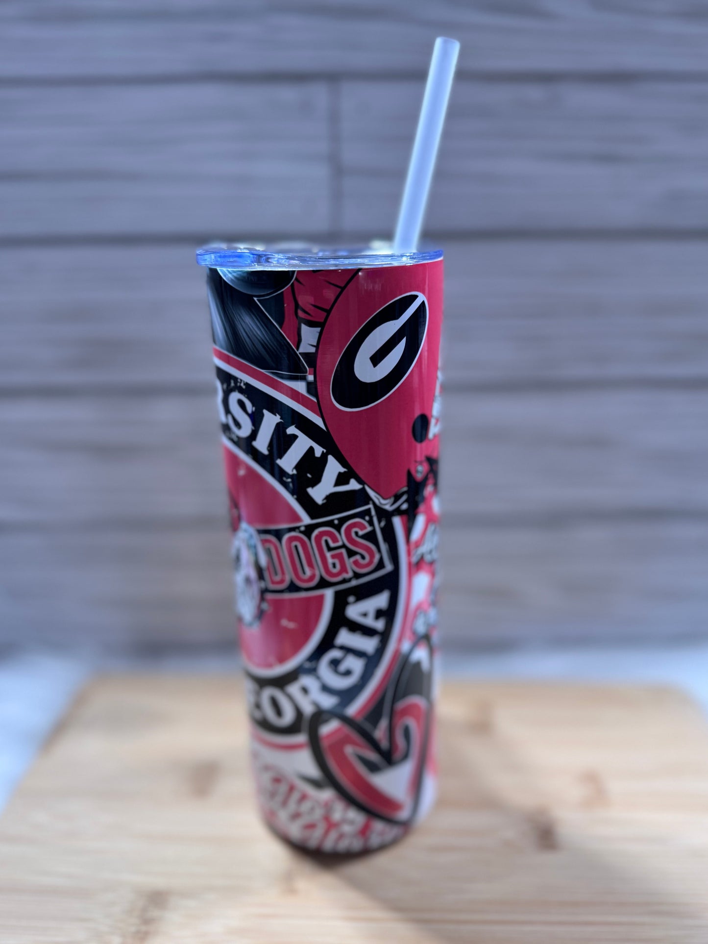 20oz Collage GB Stainless Steel Tumbler with Handle
