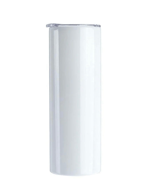 20 oz. STRAIGHT SUBLIMATION TUMBLER  (FLAT EDGE BOTTOM)