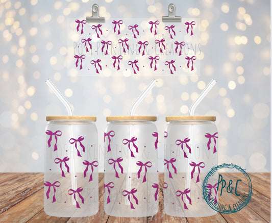 #312 PINK COQUETTE BOWS