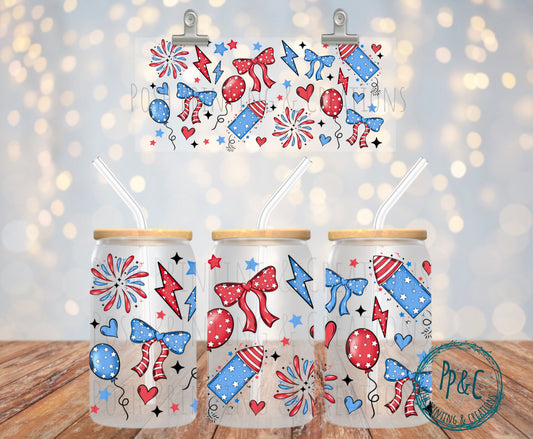 #377 4TH OF JULY UV DTF WRAP