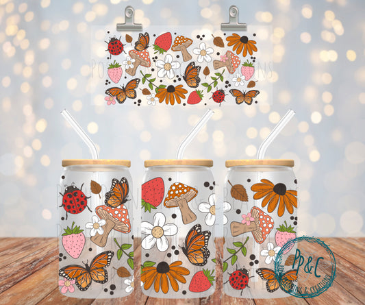 #271 SHROOMS AND BUTTERFLIES UV DTF WRAP