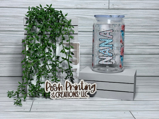 16oz. NANA ACRYLIC/PLASTIC CAN TUMBLER