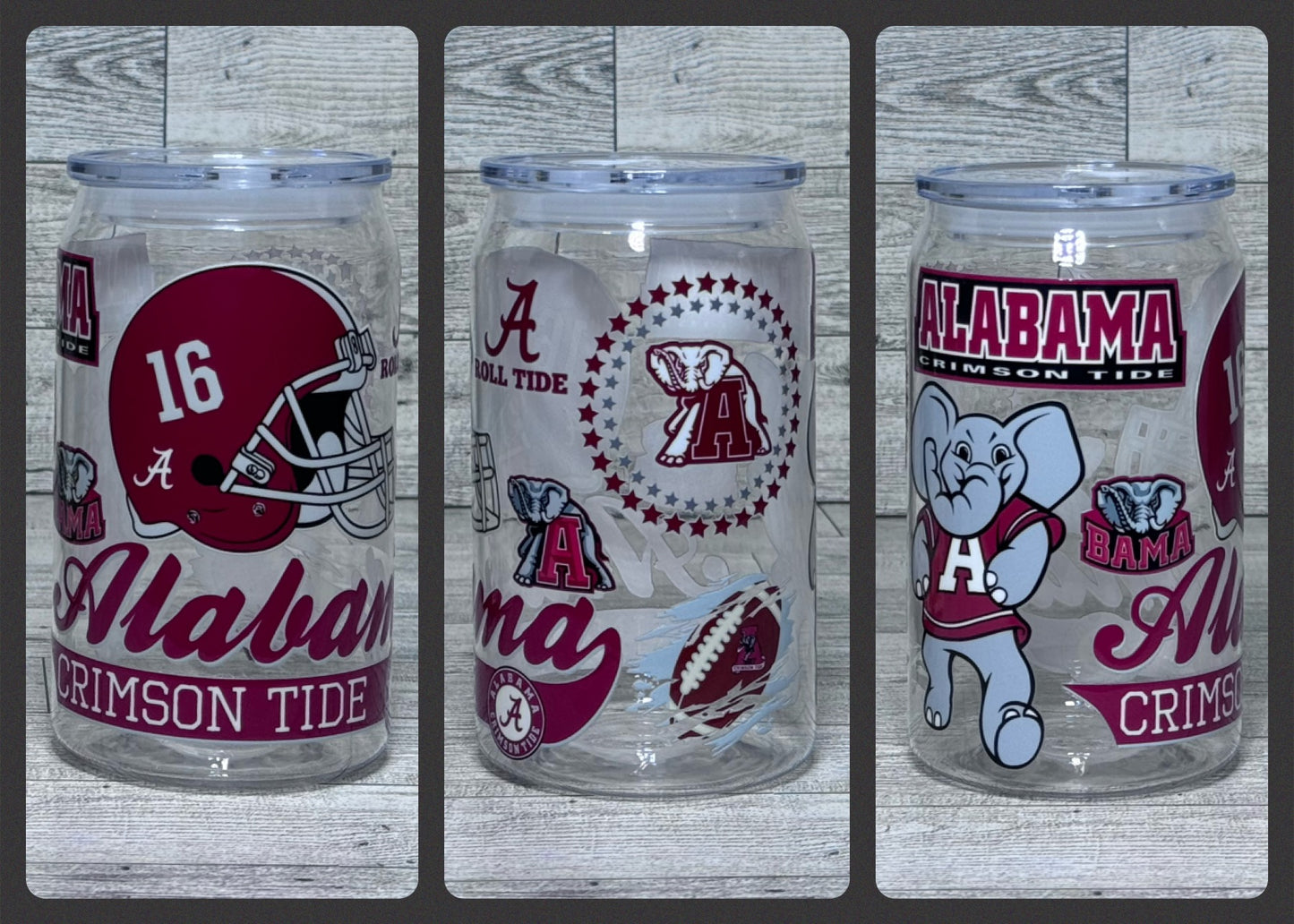 16oz. AL. ACRYLIC/PLASTIC CAN TUMBLER