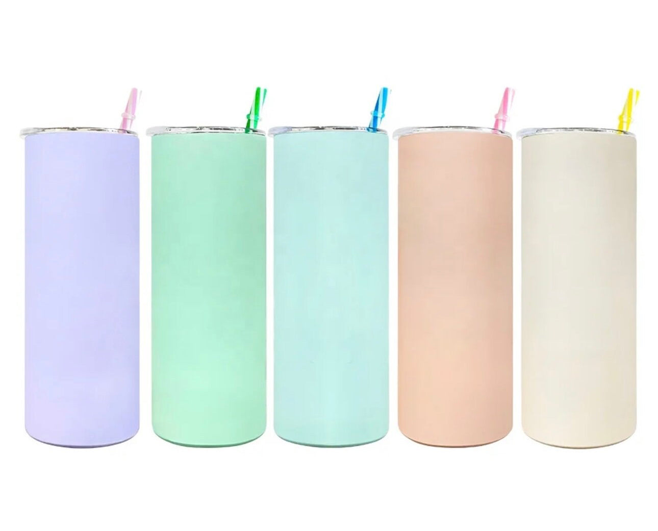 20oz PASTEL COLORED MATTE SUBLIMATION TUMBLER