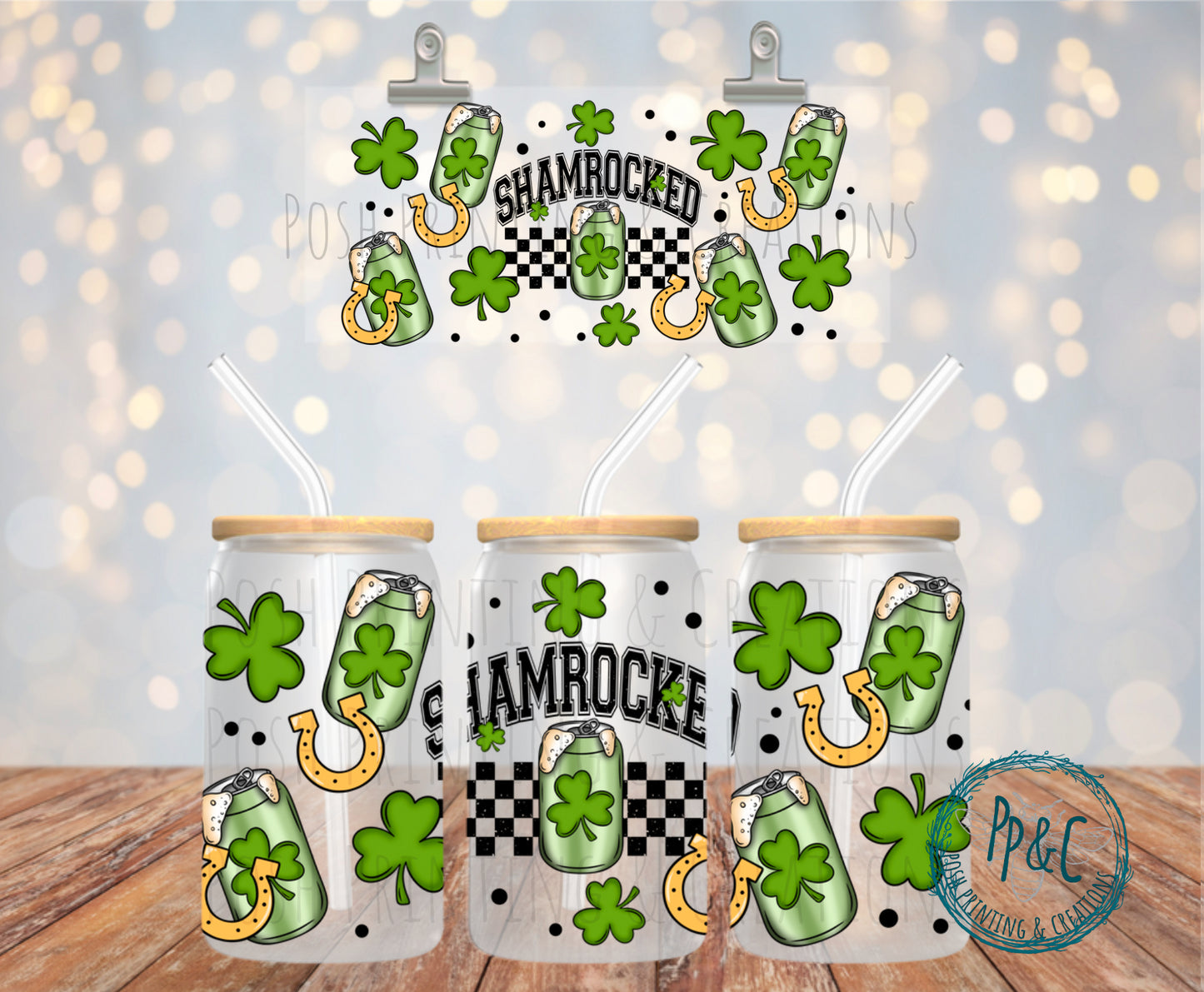 #277 SHAMROCKED UV DTF WRAP