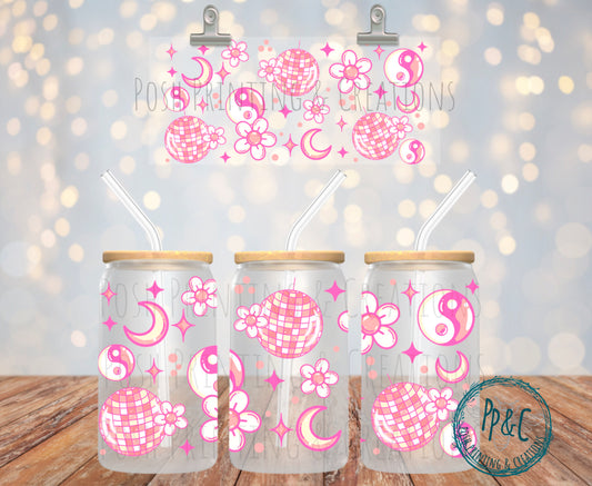 #211 PINK DISCO UV DTF WRAP