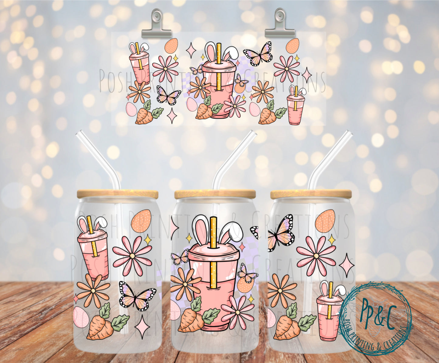 #231 EASTER COFFEE UV DTF WRAP