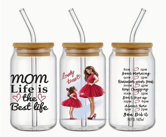 #273 MOM LIFE IS THE BEST LIFE UV DTF WRAP