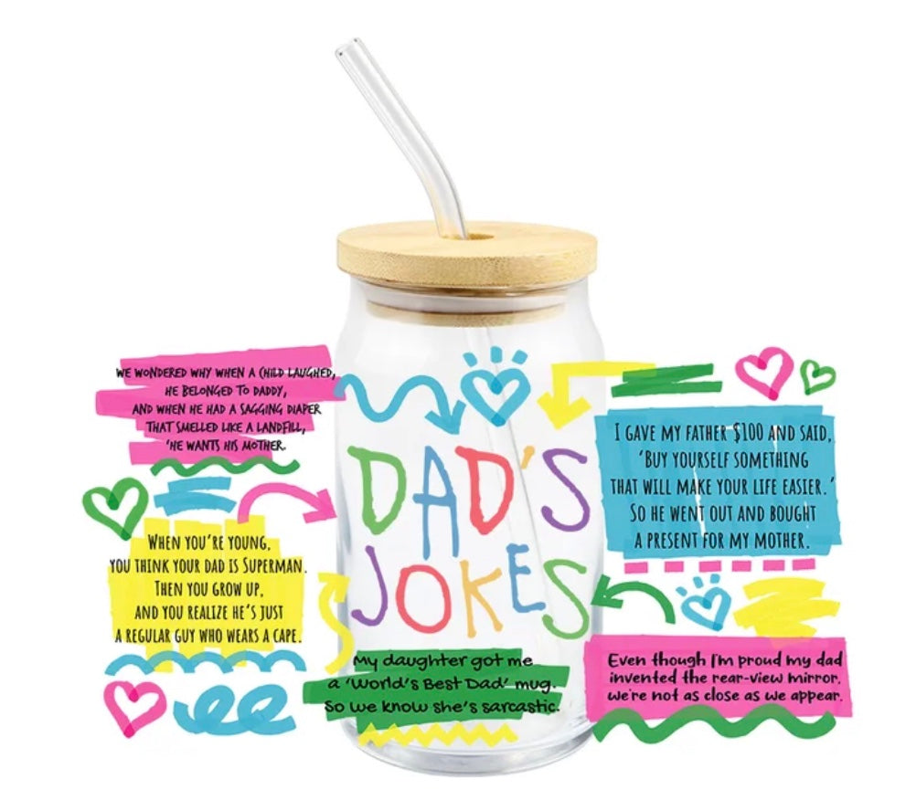 #311 DAD JOKES UV DTF WRAP