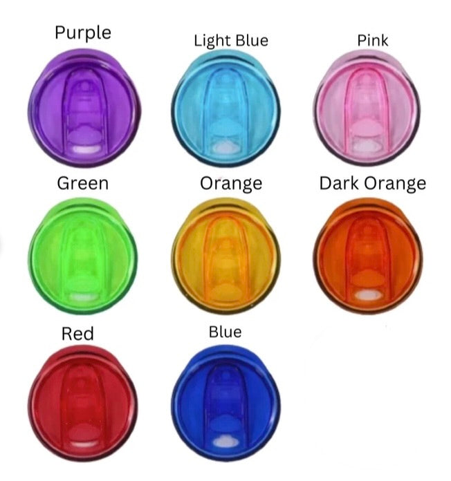 20oz. SUBLIMATION TUMBLERS WITH COLORED LIDS