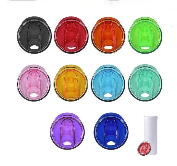 COLORFUL SLIDE LID FOR 15oz AND 20oz SKINNY TUMBLER