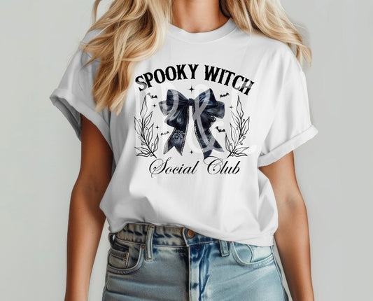 #812 DTF PRINTS- SPOOKY WITCH SOCIAL CLUB