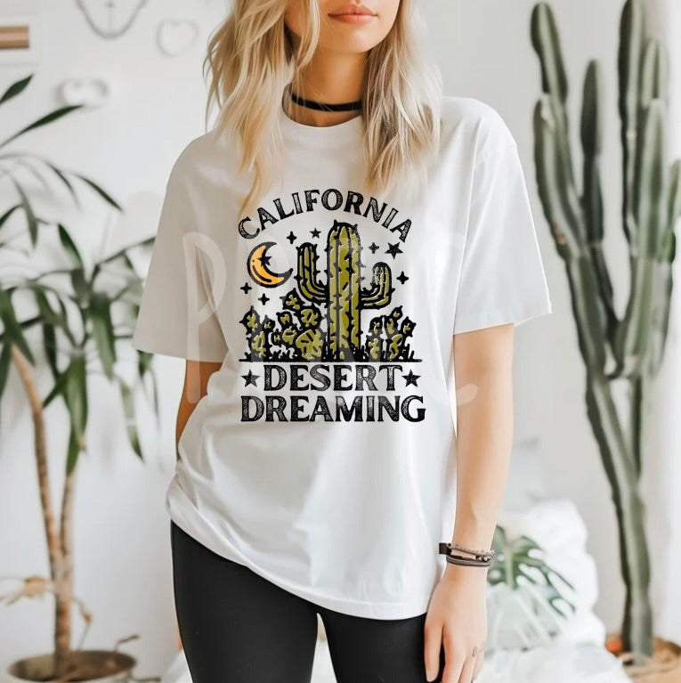 #803 DTF PRINT- CALIFORNIA DESERT DREAMING