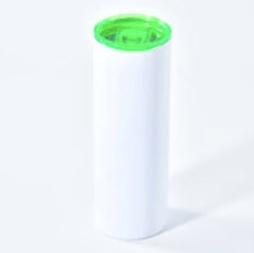 20oz. SUBLIMATION TUMBLERS WITH COLORED LIDS
