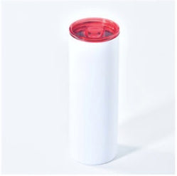 20oz. SUBLIMATION TUMBLERS WITH COLORED LIDS