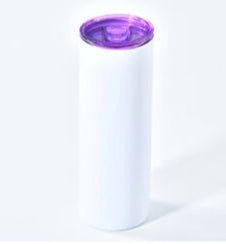 20oz. SUBLIMATION TUMBLERS WITH COLORED LIDS