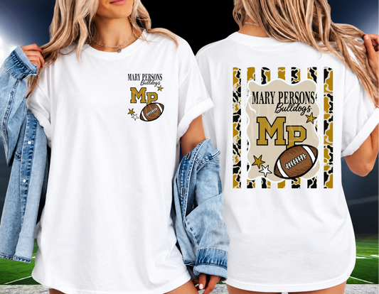 #100 Mary Persons Football Tee
