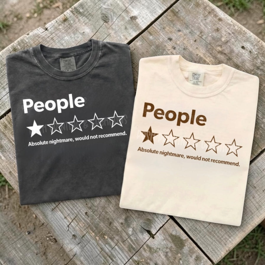 People One Star Rating Tee