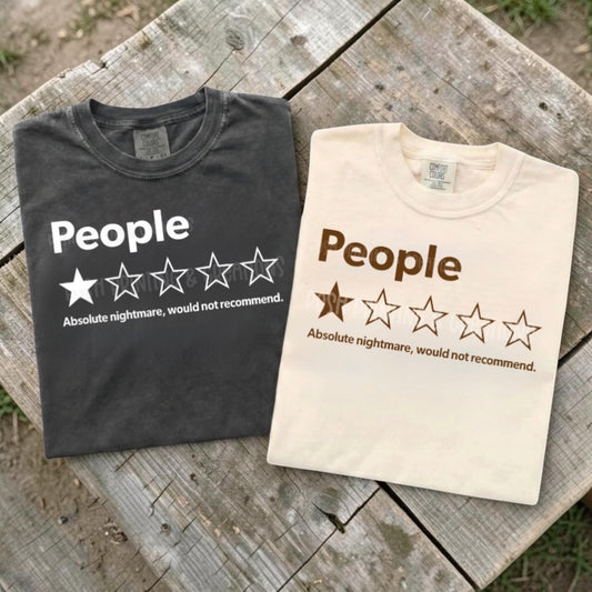 People One Star Rating Tee