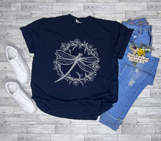 DRAGONFLY TEE (SHORT SLEEVE COMFORT COLORS)